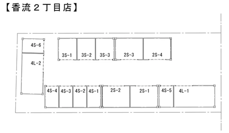 香流２丁目(屋外型トランクルーム)間取り図1