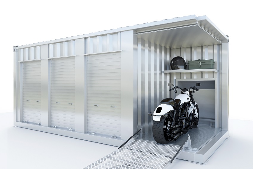 荷物だけじゃない！バイクコンテナとしての使い方