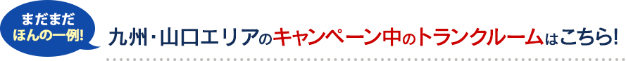 まだまだほんの一例！九州・山口 エリアのキャンペーン中のトランクルームはこちら！