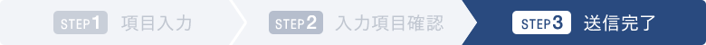 STEP3 入力項目確認